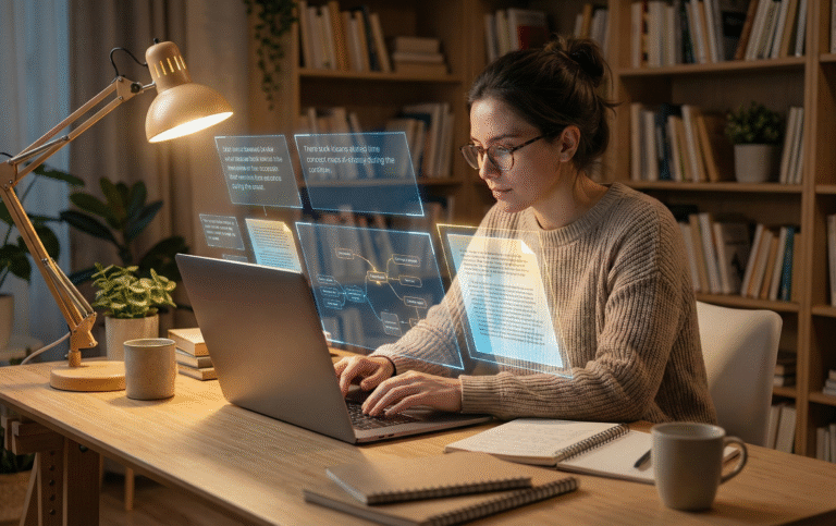 AI book creator writing system