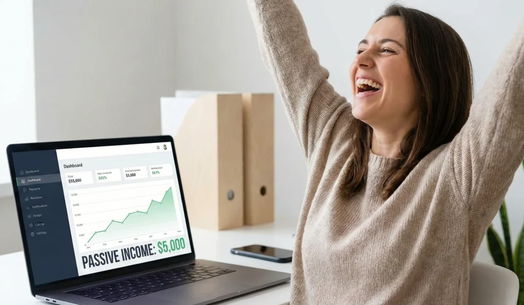 beginner passive income success with online system
