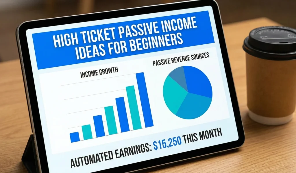 high ticket passive income ideas for beginners