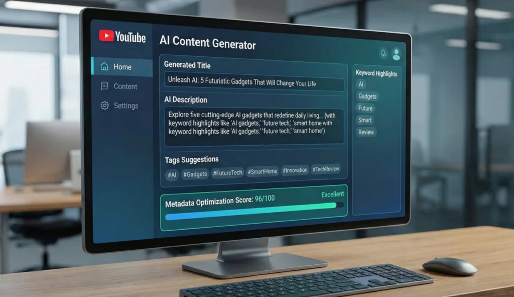 youtube ai description title generator tool