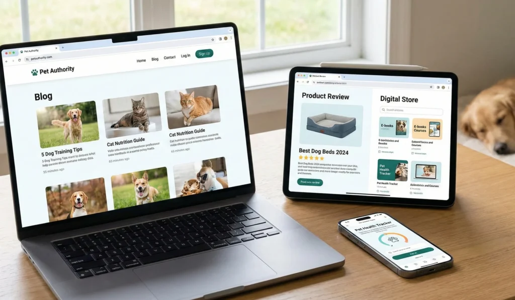 Pet Authority Fortune features pet blog affiliate reviews digital products