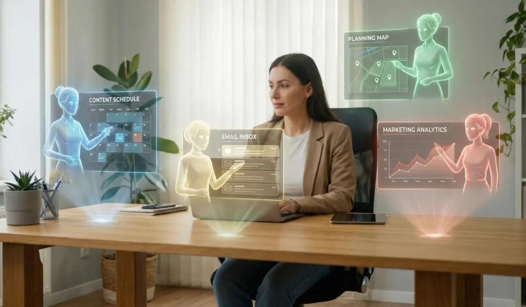 digital assistants supporting online business owner