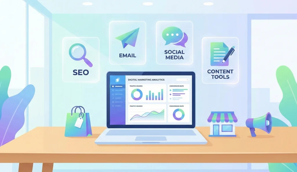 digital marketing tools for small businesses creating content