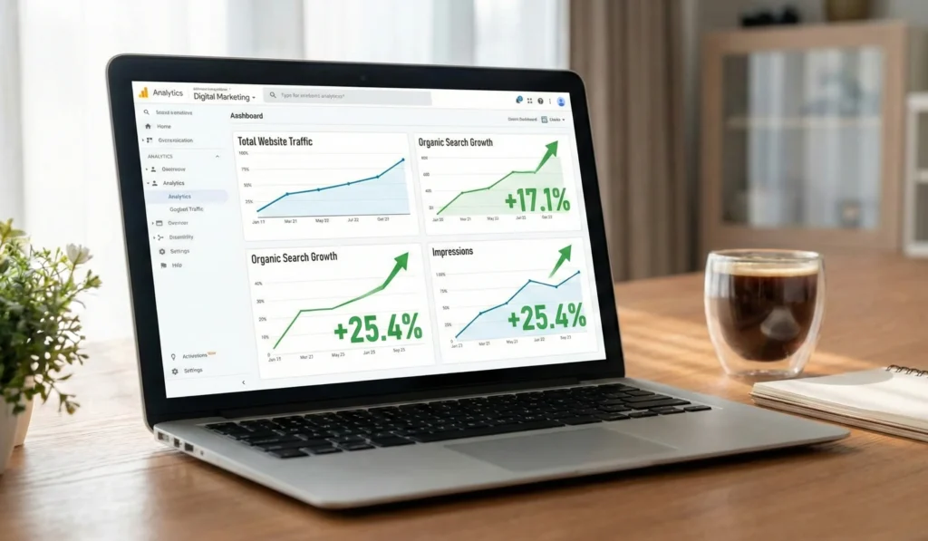 improve google rankings and organic traffic