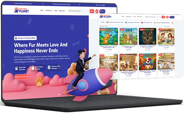 pet authority website design