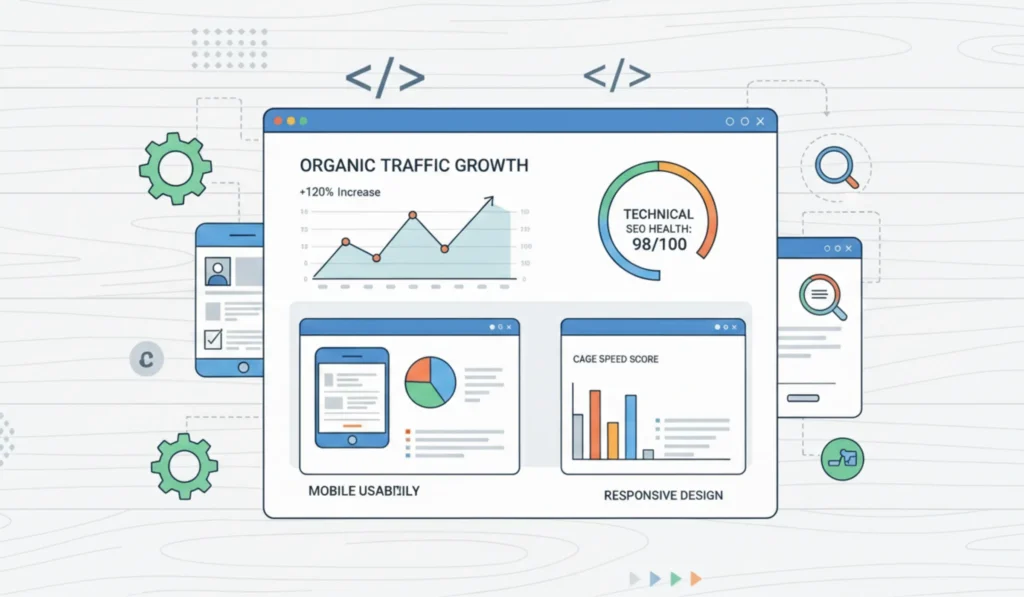 rank website on google and increase organic traffic